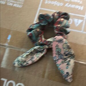 Floral Scrunchie with Bow